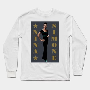 Nina Simone Long Sleeve T-Shirt